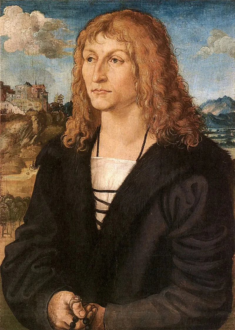 Retrato de un joven calvo - Lucas Cranach el Viejo