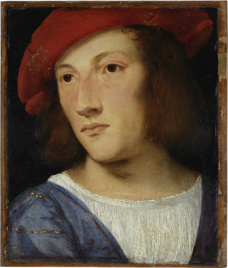 Retrato de un joven. - Titian
