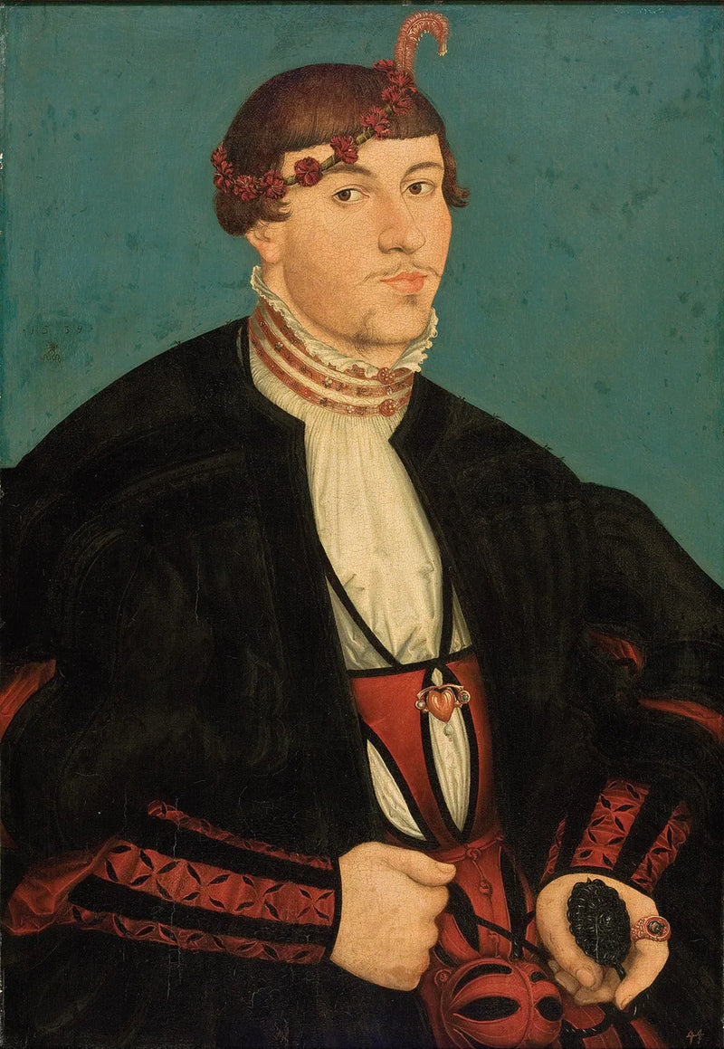 Retrato de un joven noble de la familia Rava - Lucas Cranach el Viejo