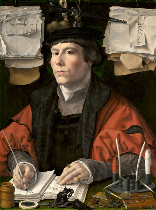 Retrato de un comerciante - Jan Gossaert