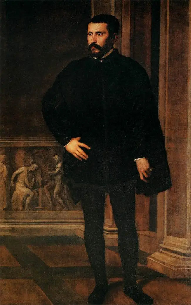 Retrato de un miembro de la casa Minerbetti - Tiziano