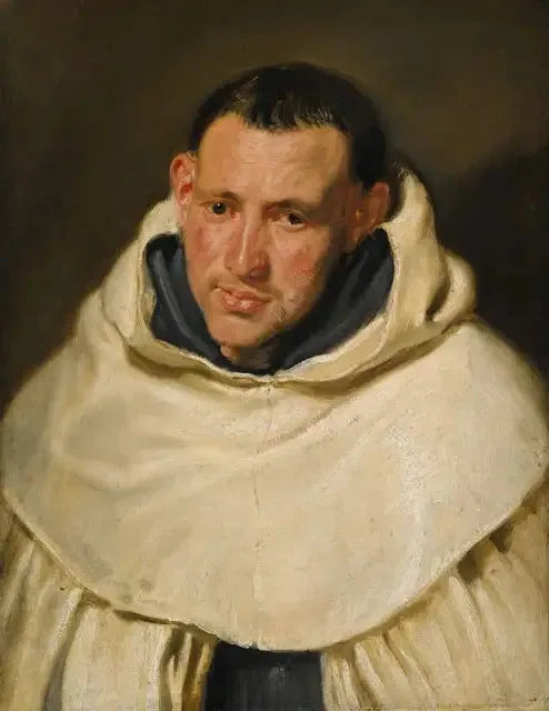 Retrato de un monje carmelita - Antoine van Dyck
