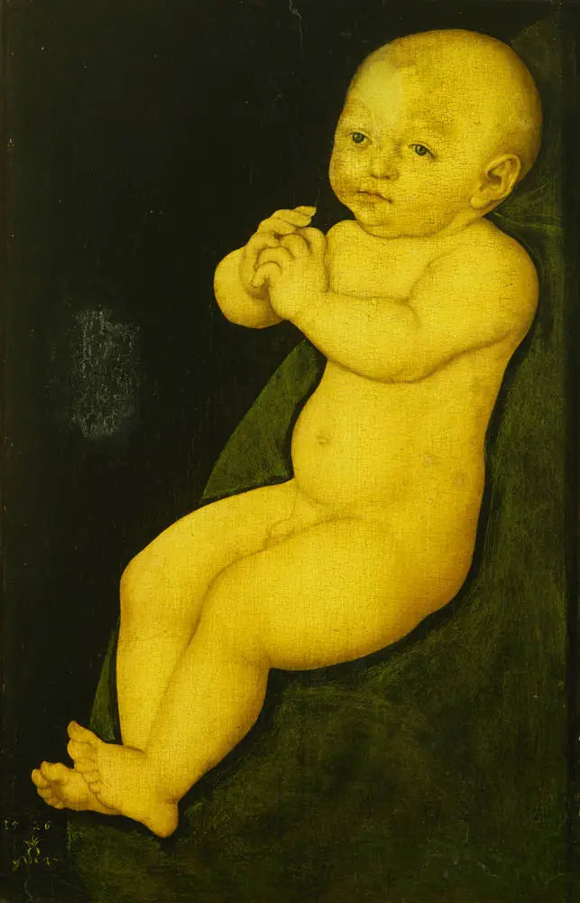 Retrato de un recién nacido - Lucas Cranach el Viejo