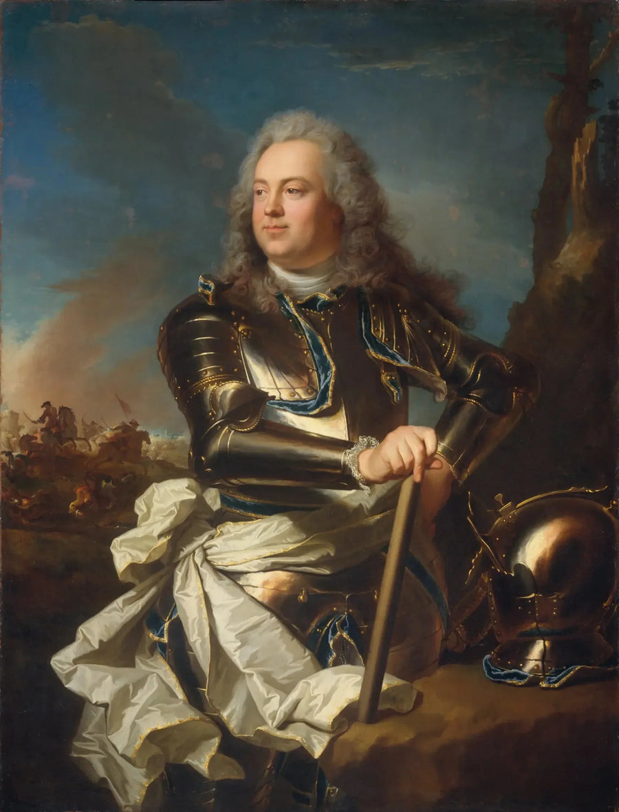 Retrato de un oficial militar - Hyacinthe Rigaud