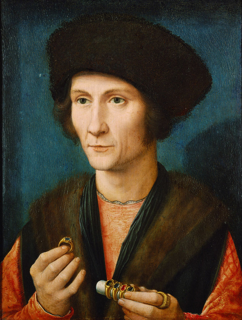 Retrato de un orfebre - Gérard David