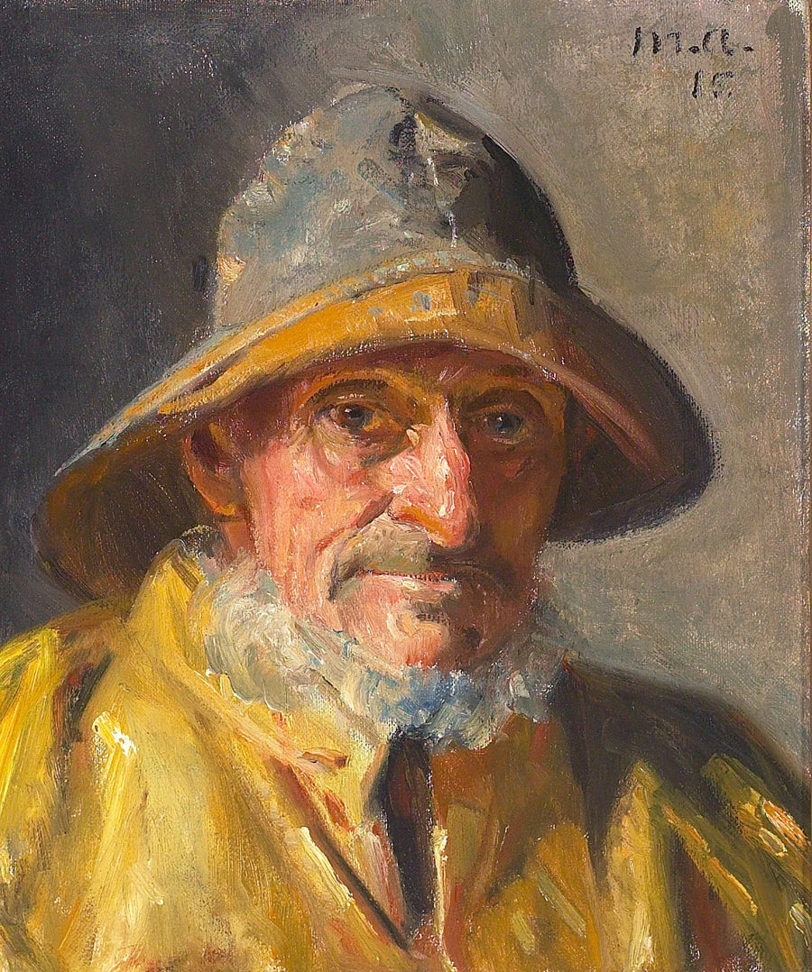 Retrato de un pescador. (-15) - Michael Peter Ancher