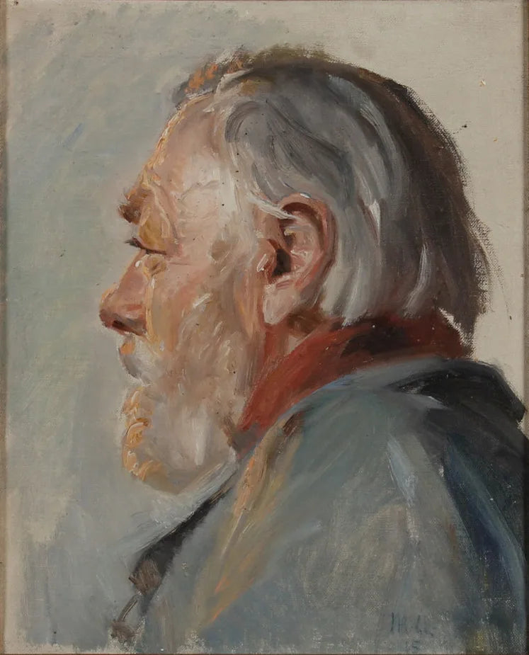 Retrato de un pescador. (1915) - Michael Peter Ancher