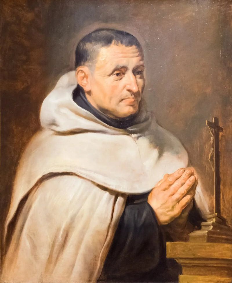 Retrato de un prior carmelita - Peter Paul Rubens