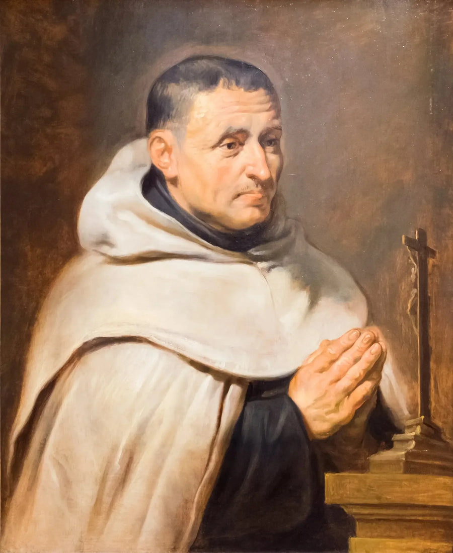 Retrato de un prior carmelita - Peter Paul Rubens