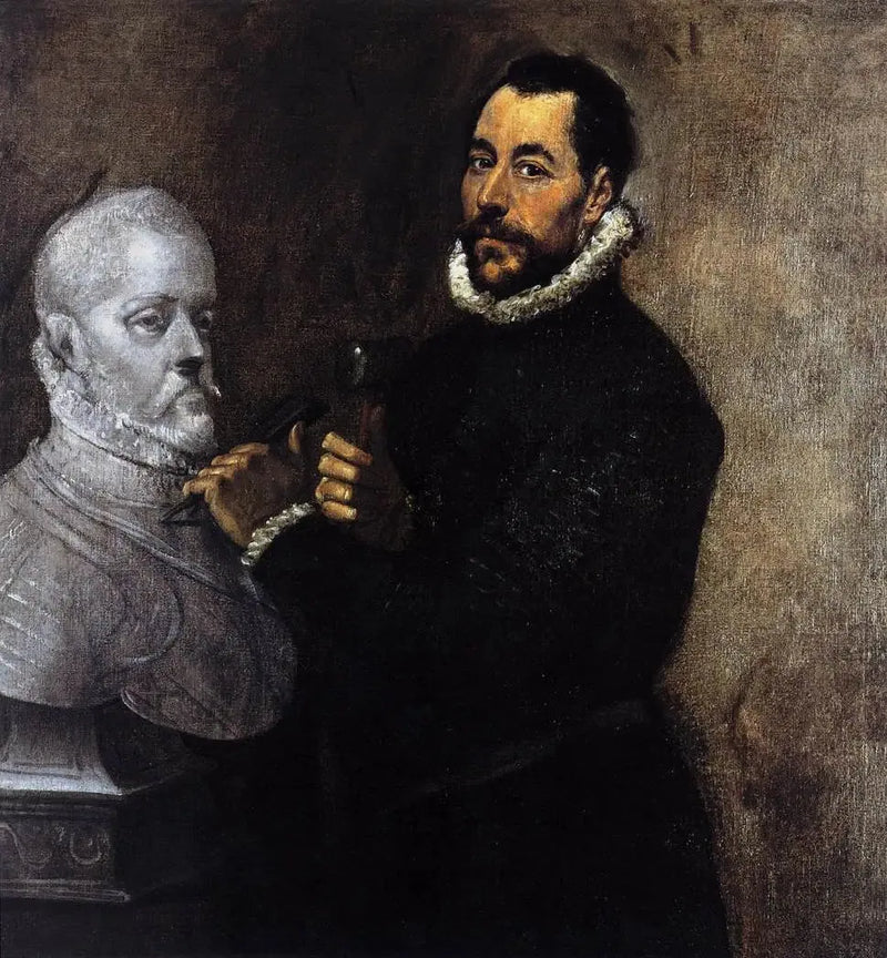Retrato de un escultor - El Greco