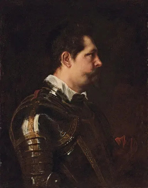 Retrato de un soldado italiano desconocido - Antoine van Dyck