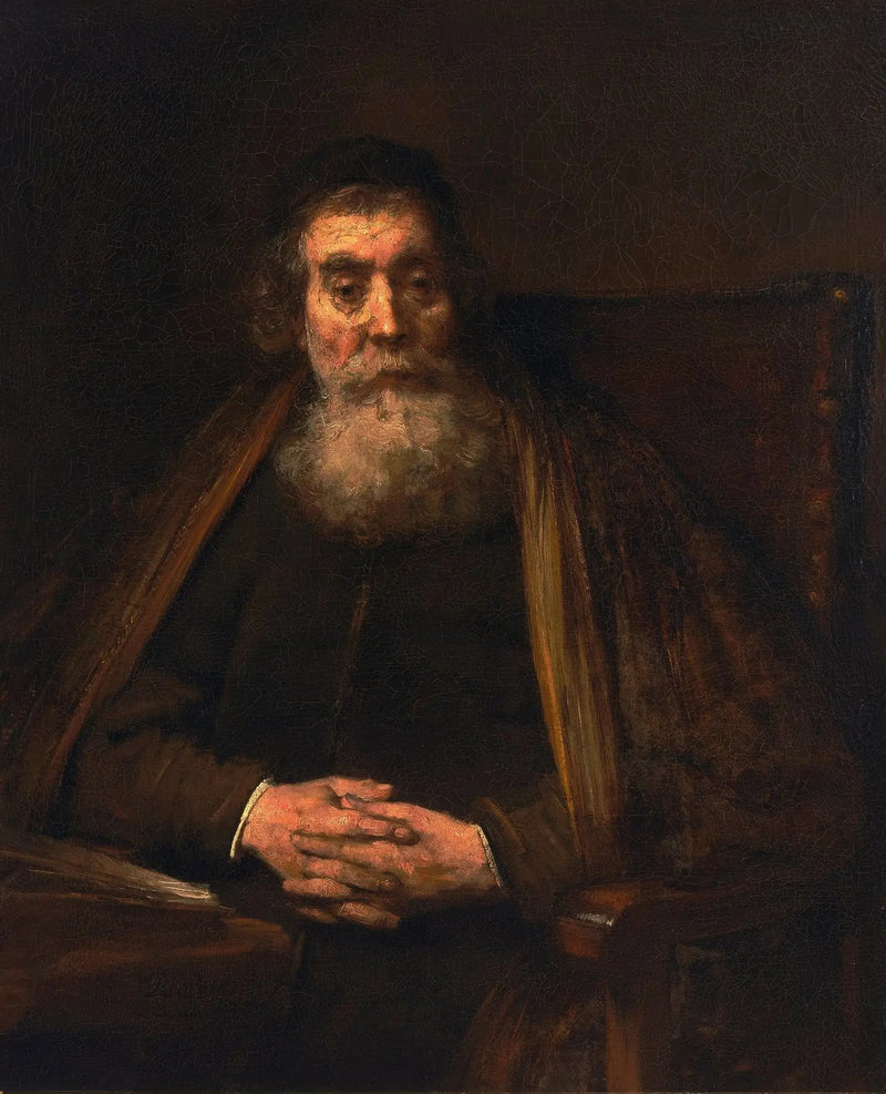 Retrato de un anciano (sin duda el pedagogo, Jan Amos Komensky conocido como Comenius) - Rembrandt
