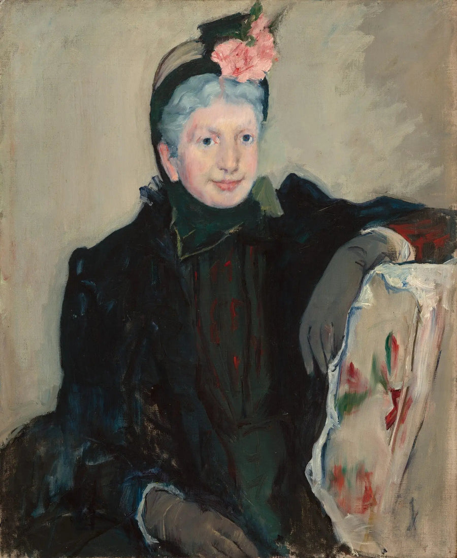 Retrato de una dama anciana - Mary Cassatt