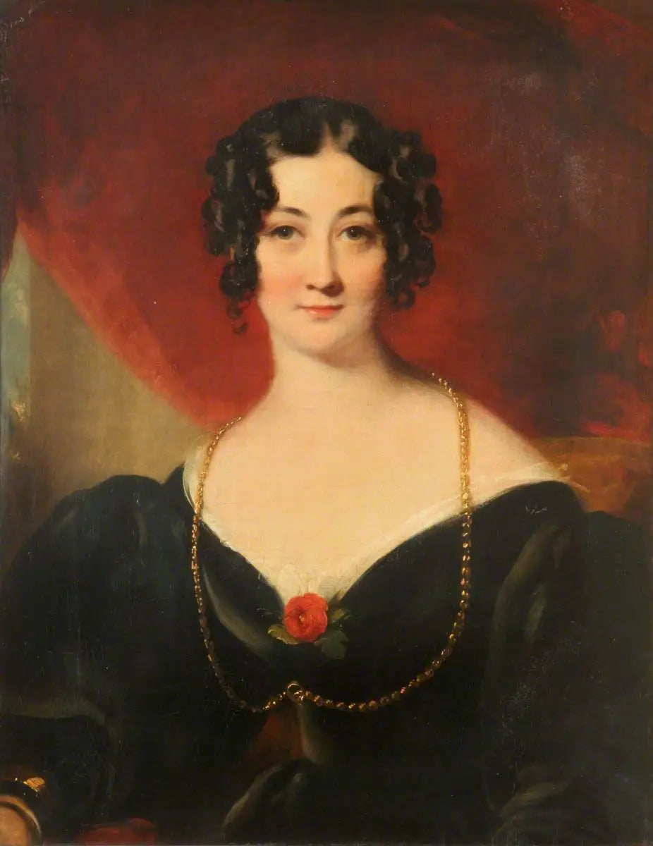 Portrait d'une dame (appelée « Miss Tysson ») - Thomas Lawrence image 1 tableau peint à l’huile sur toile