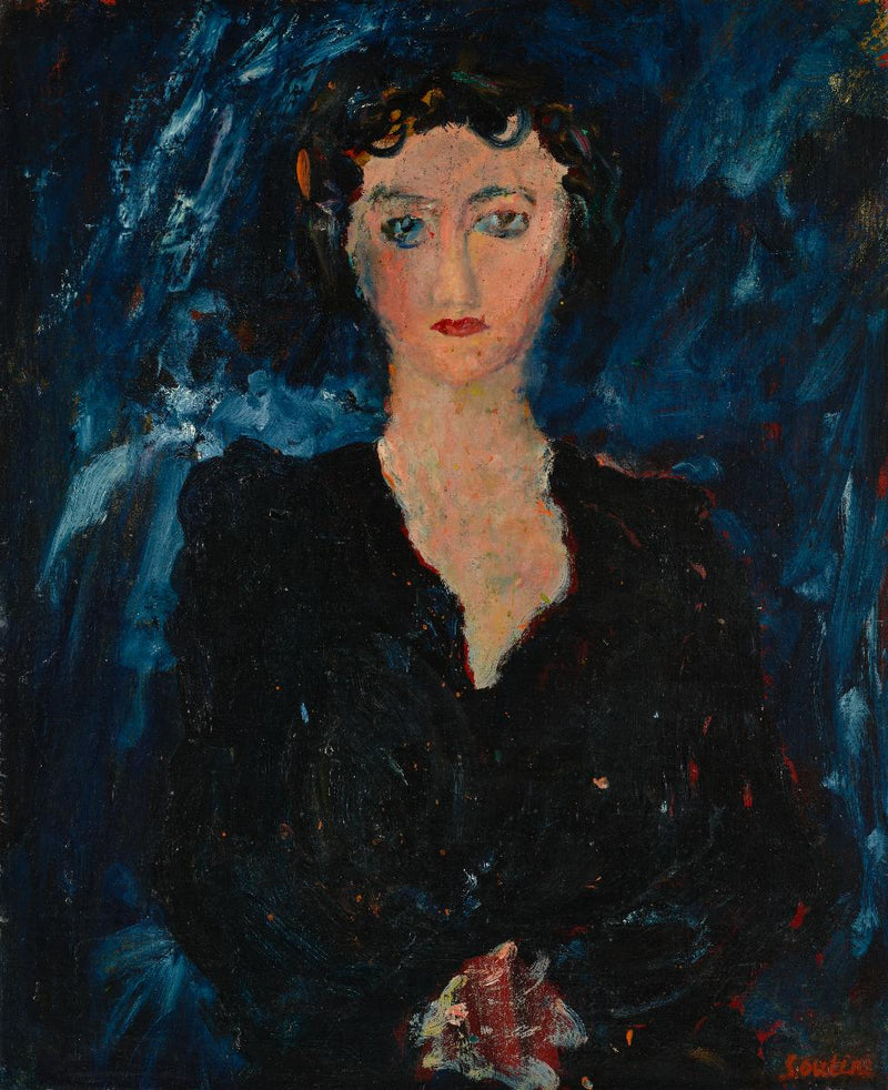 Retrato de una dama - Chaim Soutine