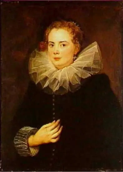 Retrato de una dama de Génova, hacia 1625-1626 - Antoine van Dyck