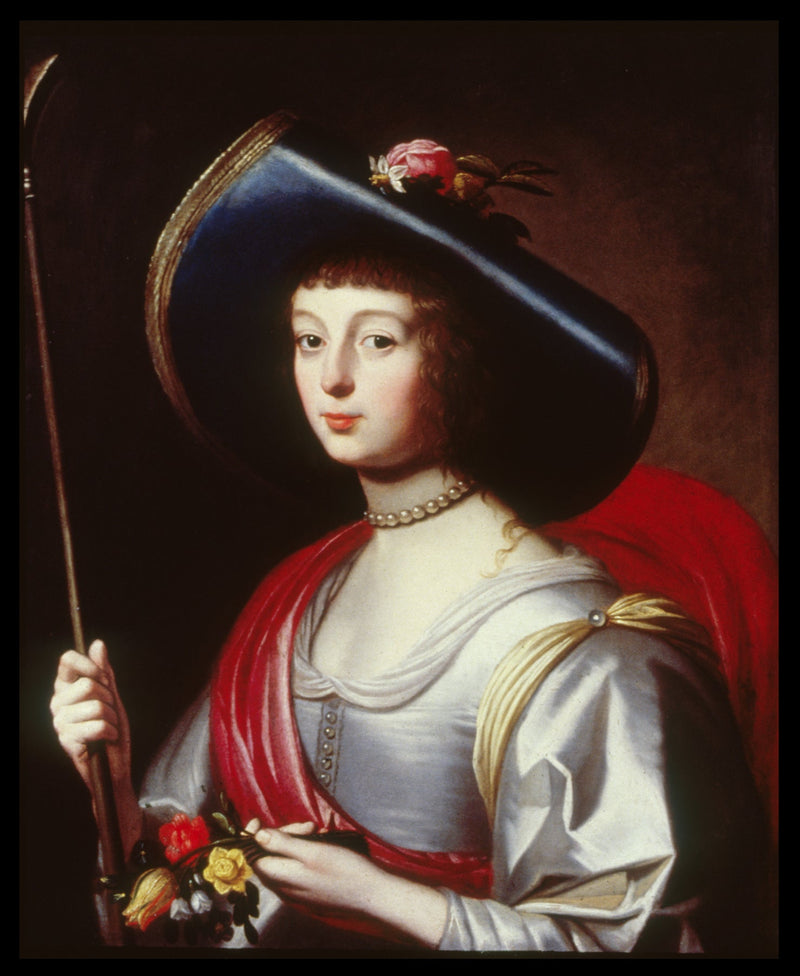 Retrato de una dama de la corte en pastora - Gerrit van Honthorst