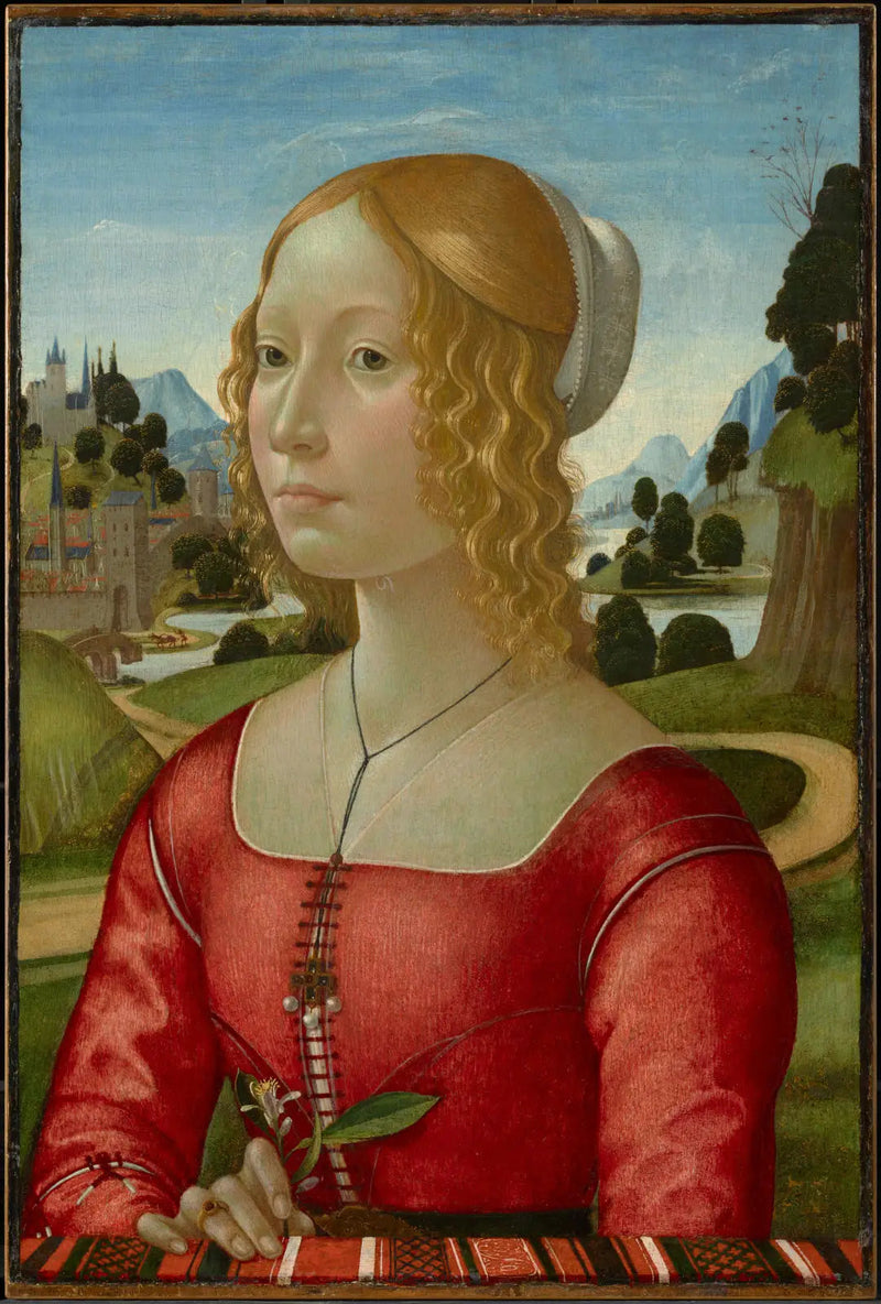 Retrato de una dama - Domenico Ghirlandaio