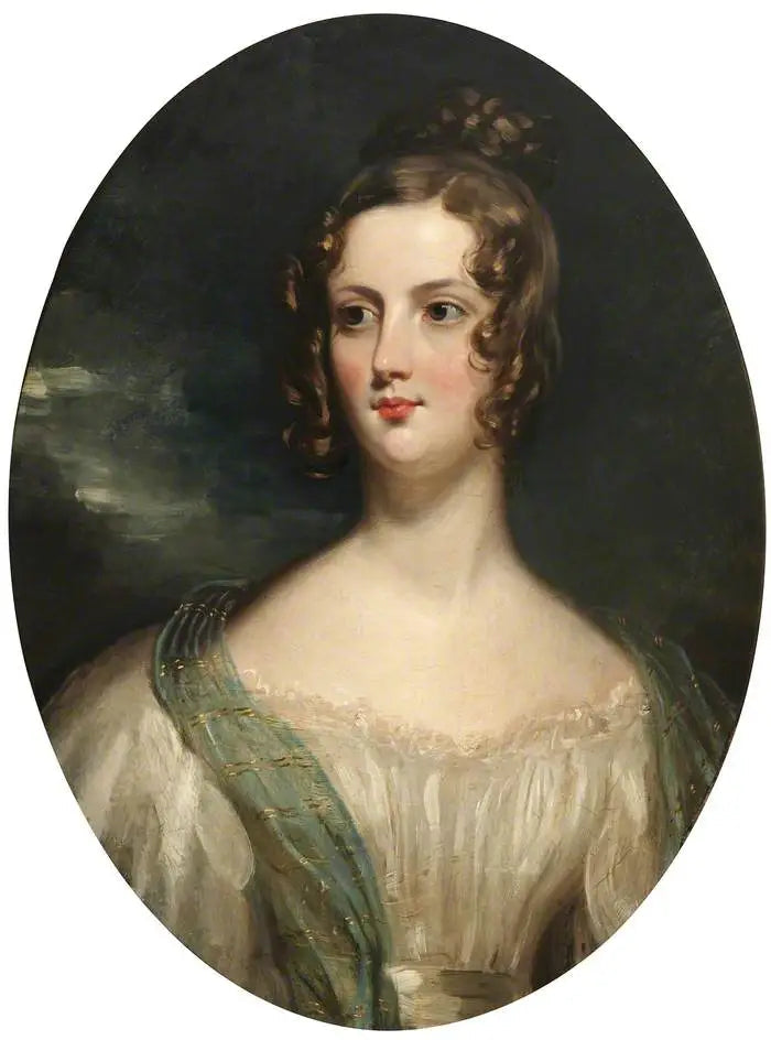 Portrait d'une dame - Edwin Henry Landseer image 1 tableau peint à l’huile sur toile