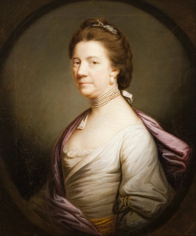 Retrato de una dama en blanco - Joshua Reynolds
