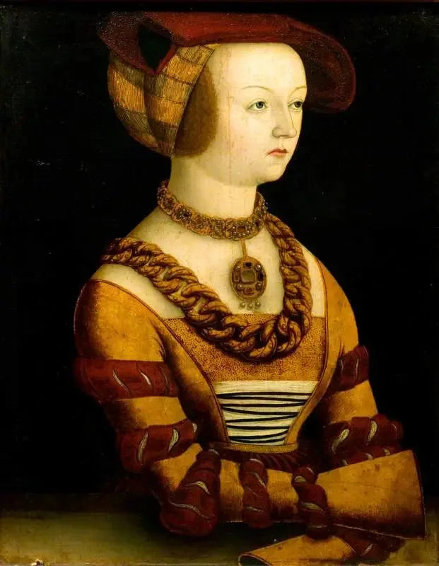 Retrato de una dama con traje alrededor de 1530 - Lucas Cranach el Viejo