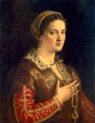 Retrato de una dama - Francesco Salviati