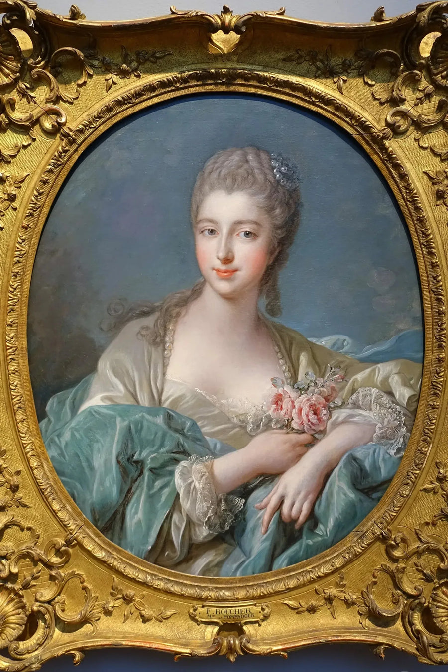 Retrato de una dama - François Boucher