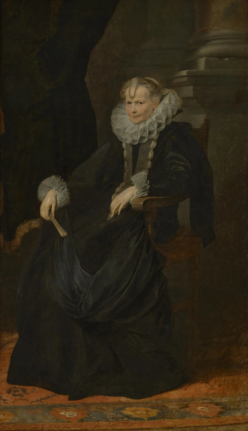 Retrato de una dama genovesa - Antoine van Dyck