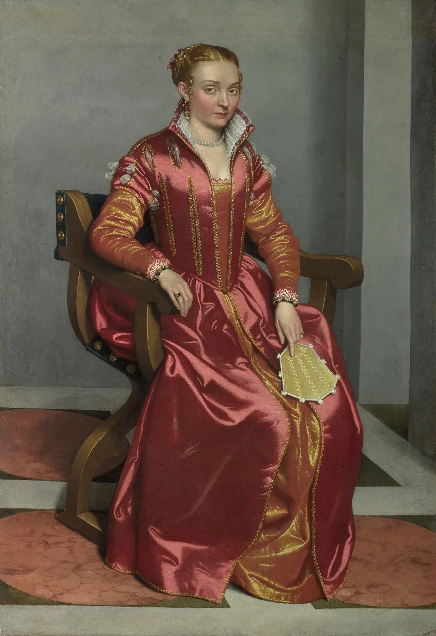 Portrait d'une dame - Giovanni Battista Moroni image 1 copie de tableau peinte à la main