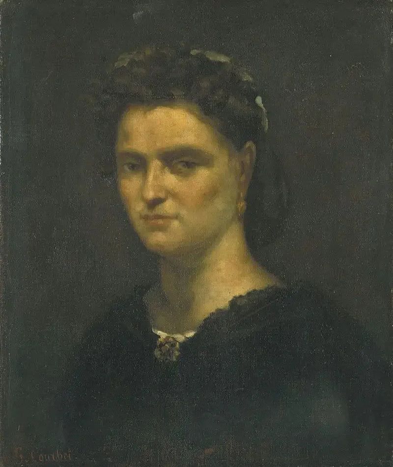 Retrato de una dama - Gustave Courbet