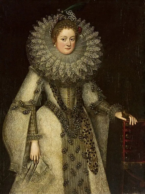 Retrato de una dama vestida a la española. - Frans Pourbus el Joven