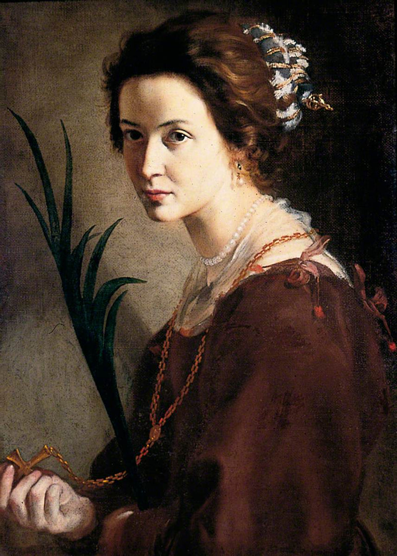 Retrato de una dama desconocida en Santa Isabel - Alonso Cano