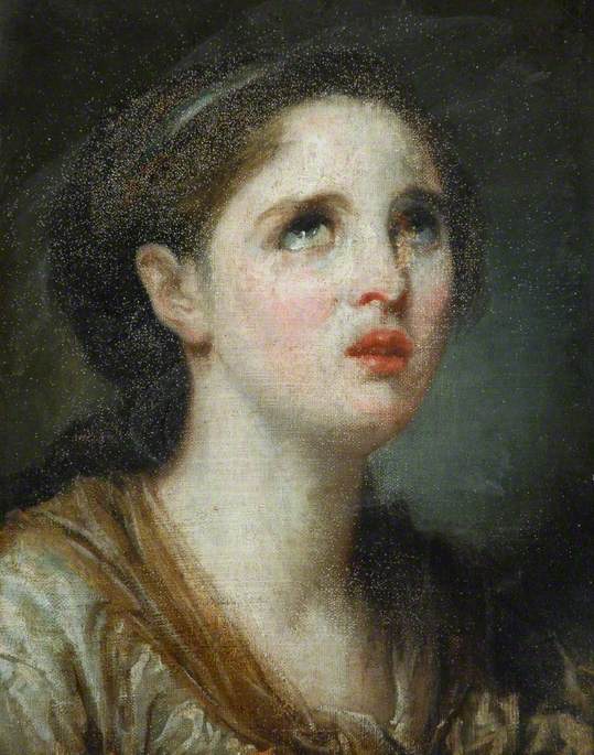 Retrato de una dama - Jean-Baptiste Greuze