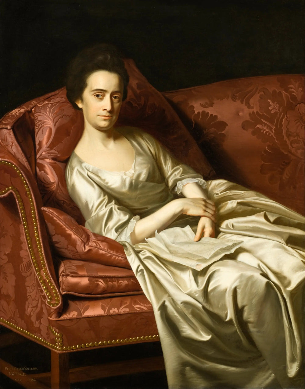 Portrait d'une dame - John Singleton Copley image 1 reproduction d’œuvre d’art à l’huile