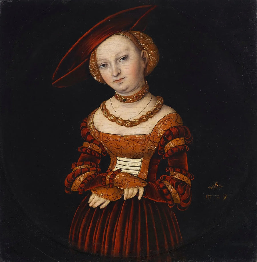 Retrato de una dama - Lucas Cranach el Viejo