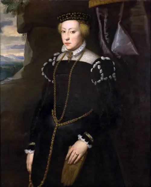 Retrato de una dama (quizá Eleonora, duquesa de Mantua, según un maestro italiano) - Peter Paul Rubens