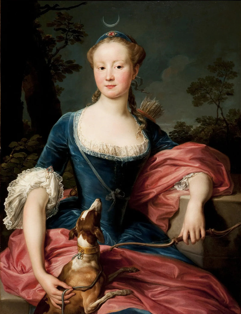 Retrato de una dama - Pompeo Batoni