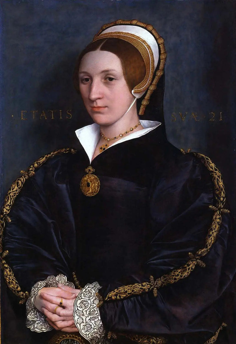 Retrato de una dama, probablemente un miembro de la familia Cromwell - Hans Holbein el Joven
