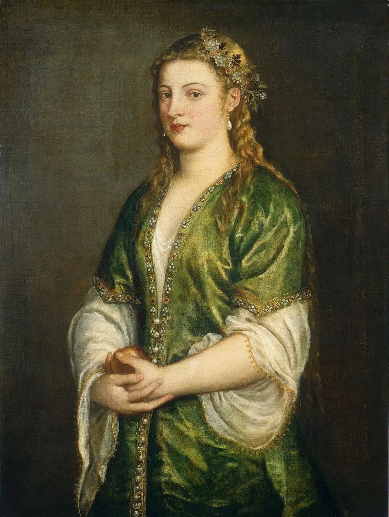 Retrato de una dama - Titian