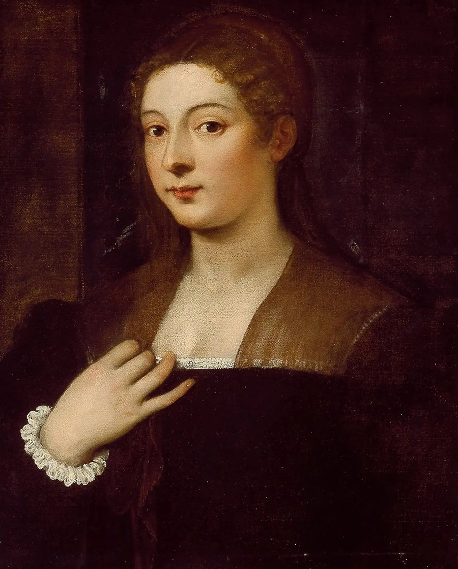 Retrato de una dama - Titian