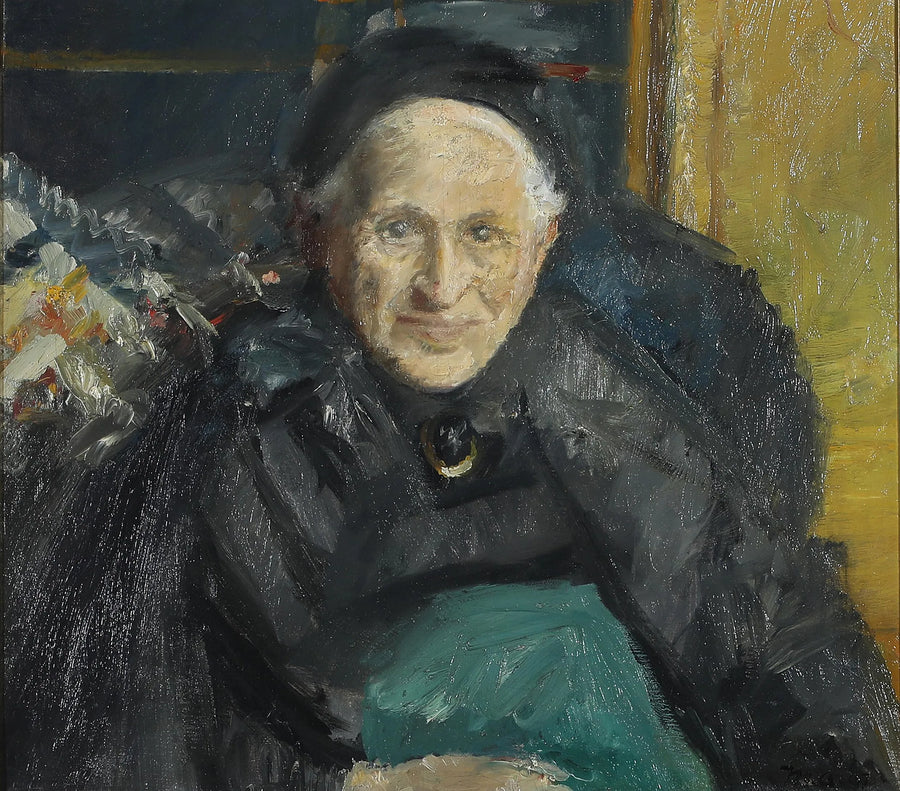 Retrato de una anciana. - Michael Peter Ancher