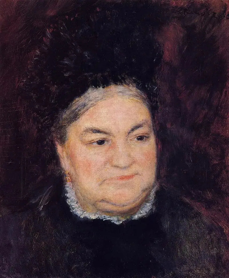 Retrato de una mujer anciana (Sra. Le Cœur) - Pierre-Auguste Renoir