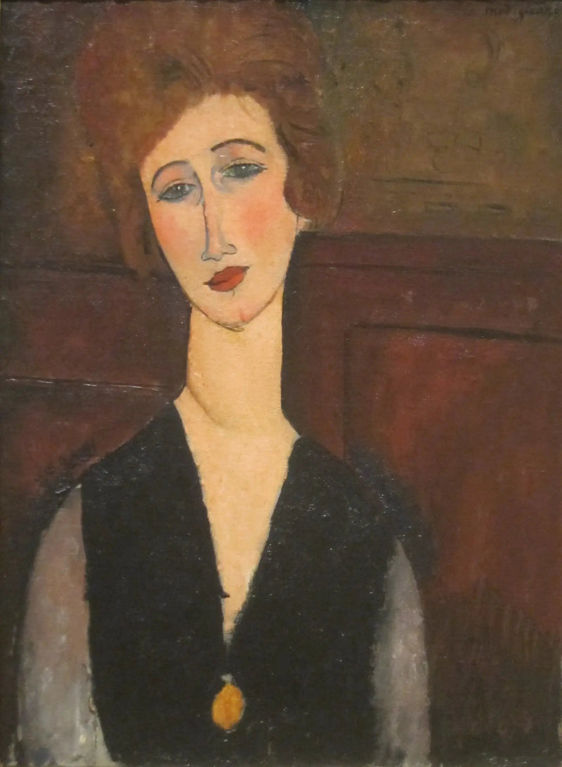 Retrato de una mujer - Amedeo Modigliani