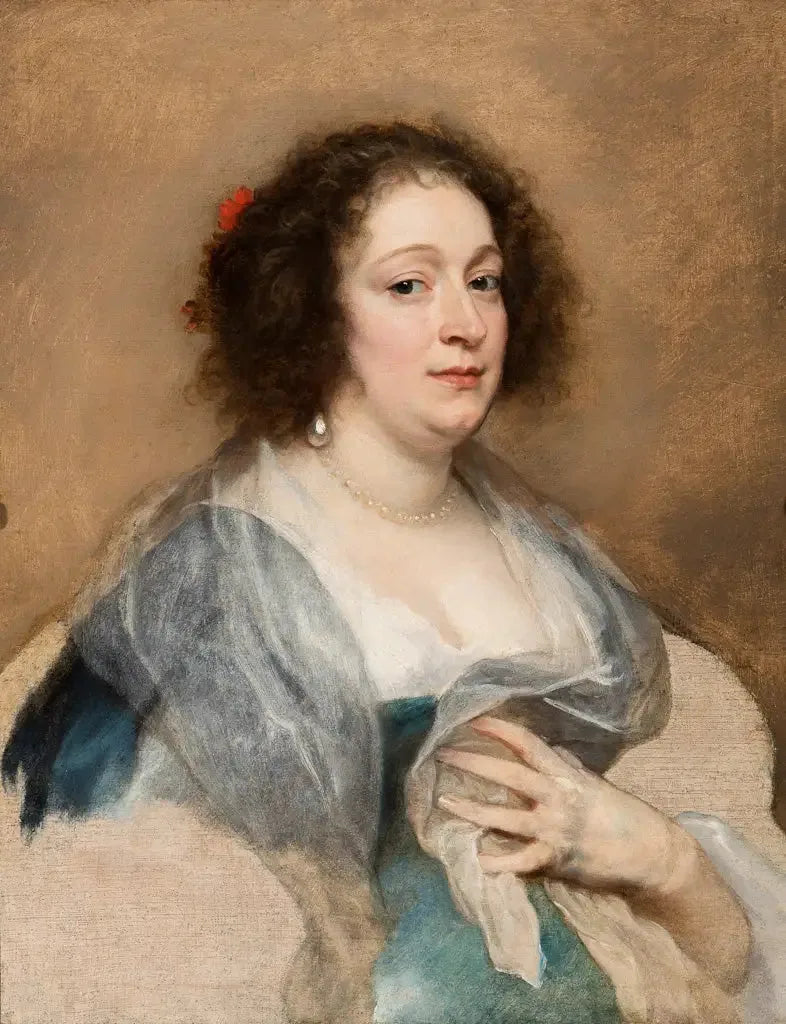 Retrato de una mujer - Antoine van Dyck