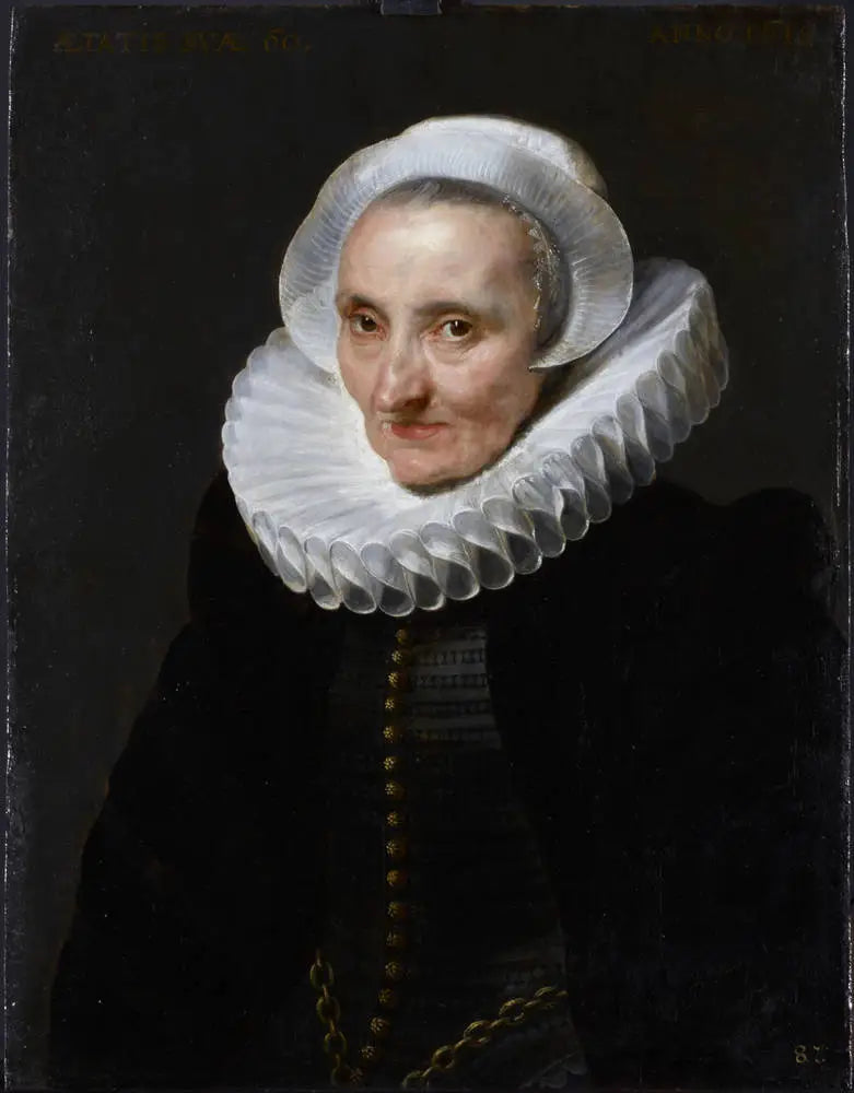 Retrato de una mujer de 60 años - Antoine van Dyck