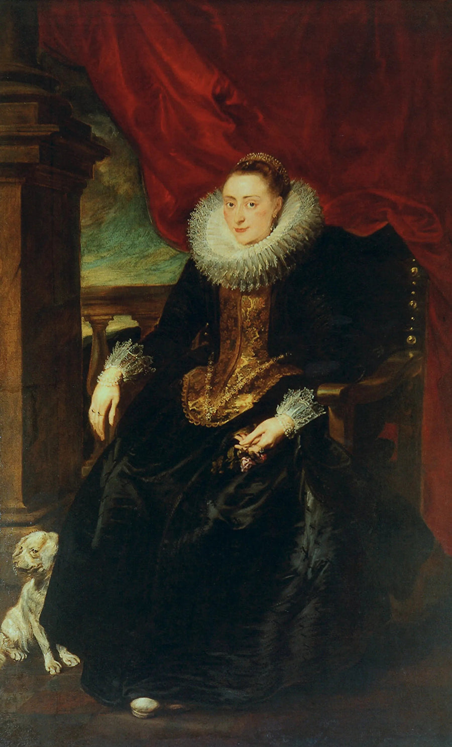 Retrato de una mujer de la familia Vinck/Vincque - Antoine van Dyck