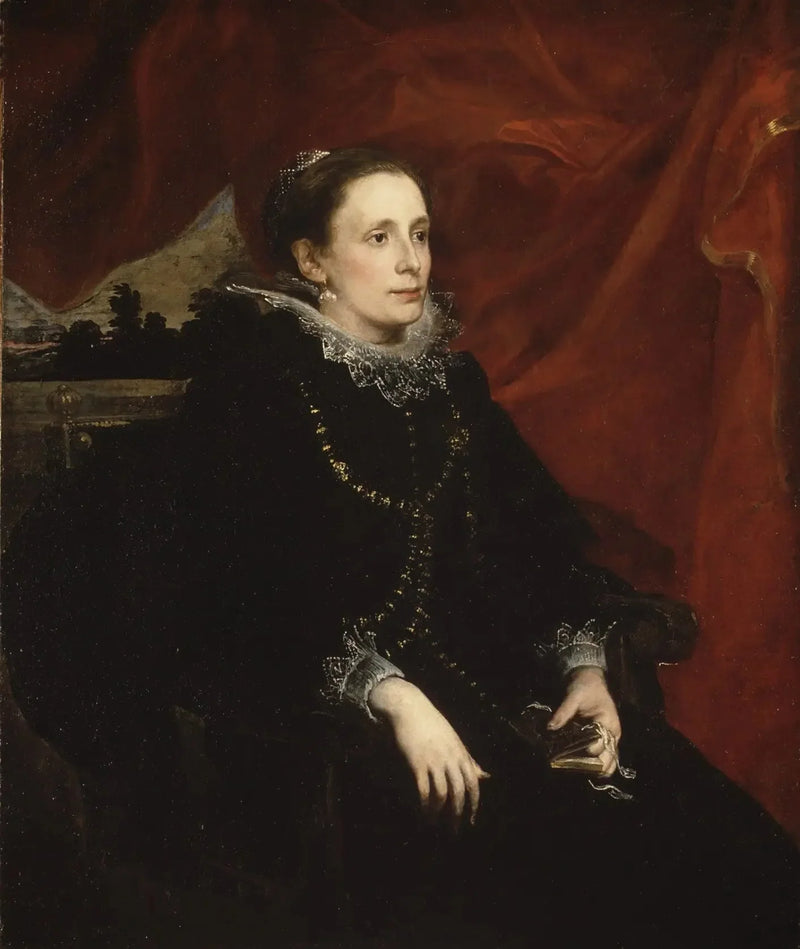 Retrato de una mujer, conocida como la marquesa Durazzo - Antoine van Dyck