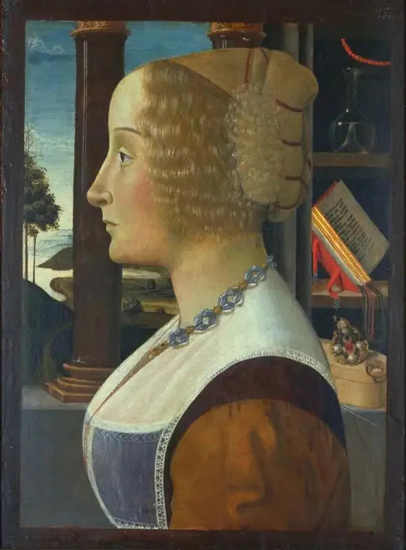 Retrato de una mujer - Domenico Ghirlandaio