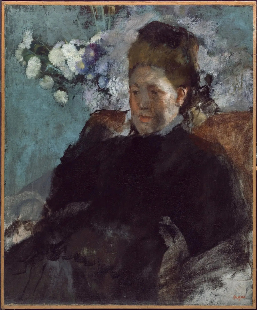 Retrato de una mujer - Edgar Degas