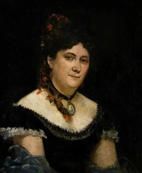 Retrato de una mujer - Gustave Courbet